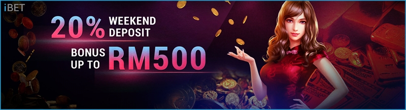 i8 (iBET) Guides How To Get 20% Weekend Deposit Bonus iBET Guides How To Get 20% Weekend Deposit Bonus