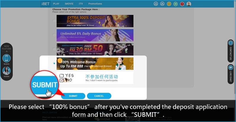 i8 (iBET) Online Casino Guides You To Get 100% Welcome Bonus iBET Online Casino Guides You To Get 100% Welcome Bonus