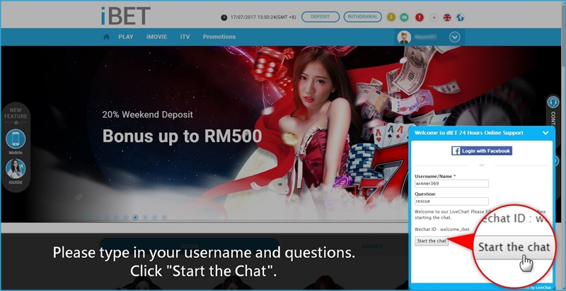 i8 (iBET) Promotions Tutorial Show How to Get Rescue Funds iBET Promotions Tutorial Show How to Get Rescue Funds