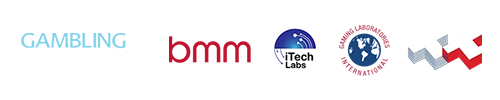 iBET licensing and independent game-testing certifications: Gambling Commission, BMM Testlabs, iTech Labs, Gaming Laboratories International and TST