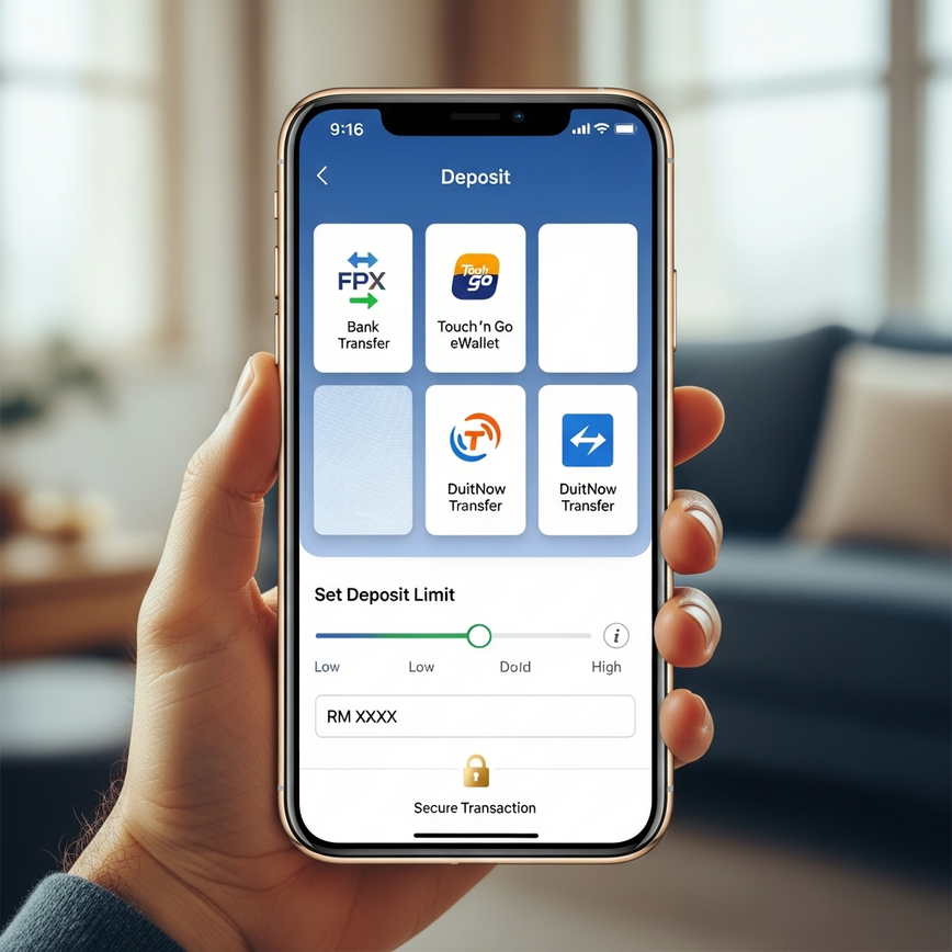 Visualizes the convenience and security of Malaysian digital payment methods for managing blackjack bankrolls, highlighting <a href=