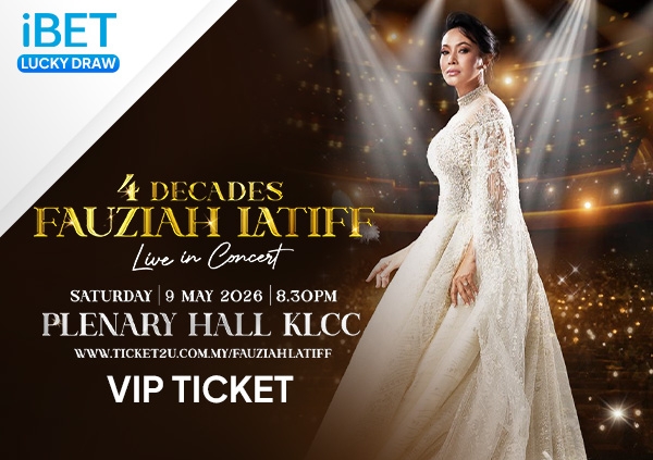 Fauziah Latiff Live in Concert 2026: Historic 4-Decade Solo Show at KLCC — Date, Venue & How to Win Tickets with iBET Lucky Draw
