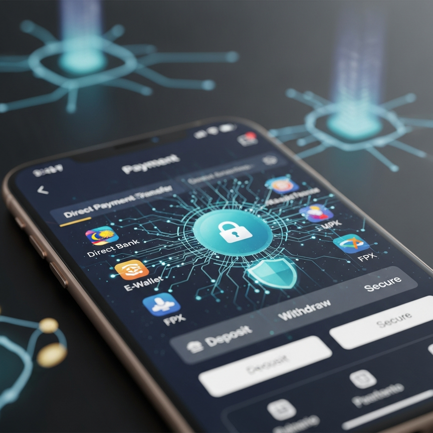 Highlights the advanced security features and comprehensive payment integration of the iBET app, building trust and showcasing convenience.