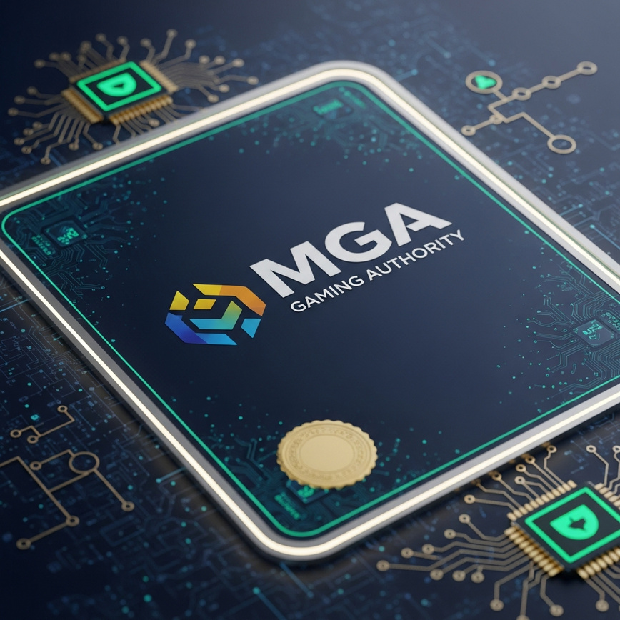 Illustrates the Malta Gaming Authority (MGA) licensing, serving as a visual representation of regulatory compliance and a strong foundation of trust.