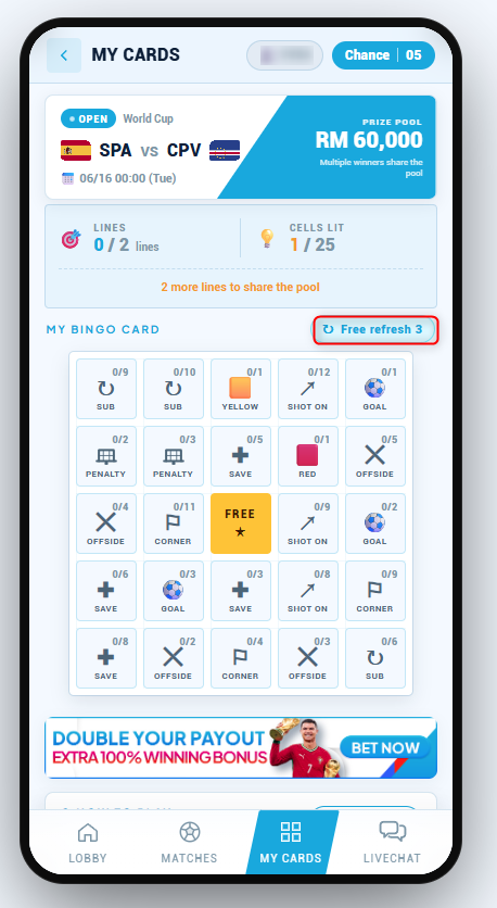 iBET Football Bingo Guide: How to Redeem Bingo Cards, Auto-Light Cells and Win the Prize Pool with 2 Lines