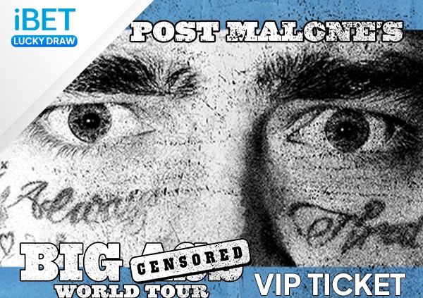 Post Malone Malaysia Concert 2026 — The BIG Stadium World Tour in Kuala Lumpur: Date, Venue, Tickets & iBET Lucky Draw Details