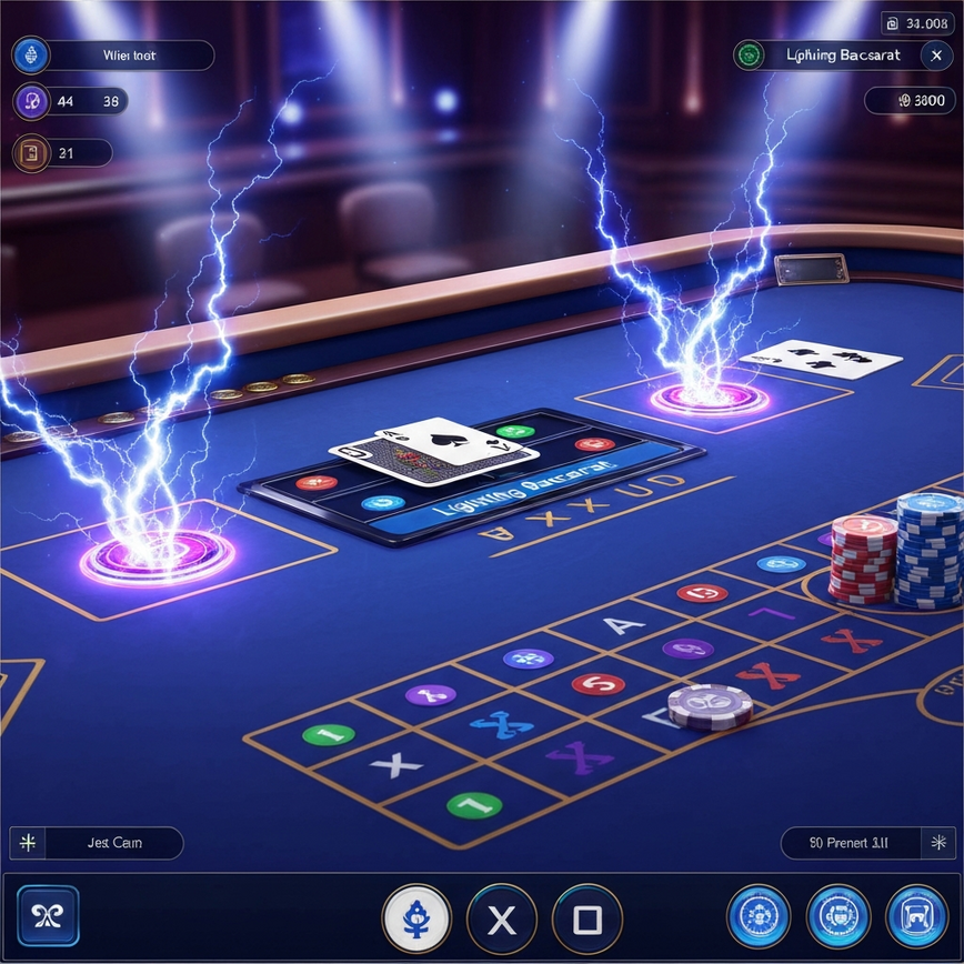 Illustrates the 'Premium European Excellence' of Provider A, showcasing innovative live baccarat variants like Lightning Baccarat with multipliers, emphasizing high quality and dynamic gameplay.
