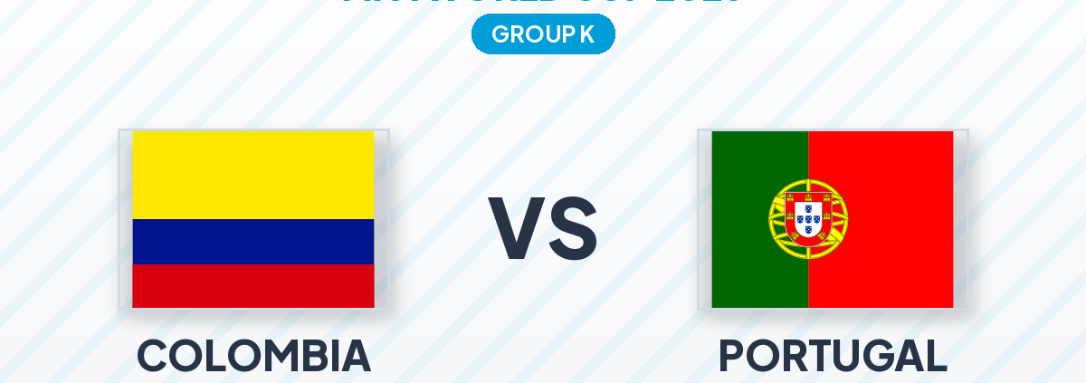 Colombia vs Portugal World Cup 2026: Group K Clash Preview, Odds and How to Win with iBET Football Bingo