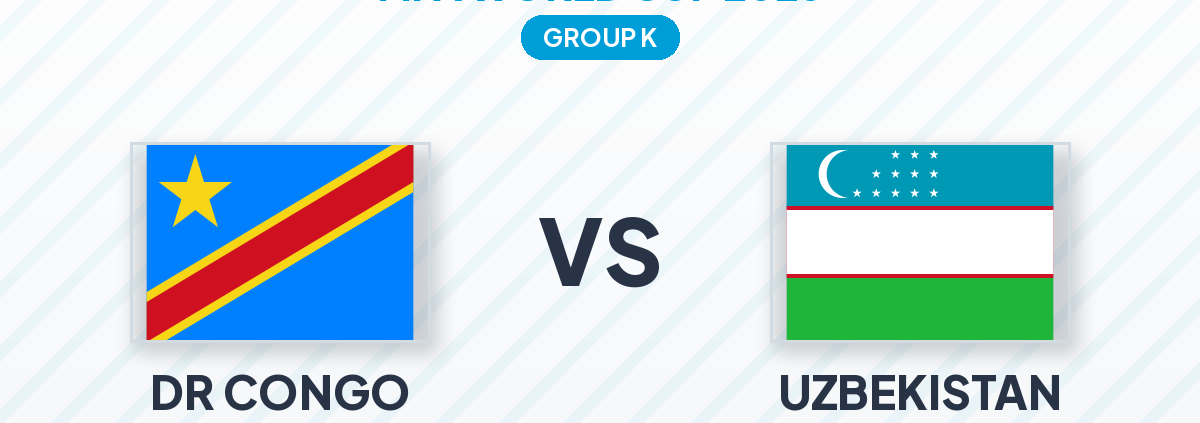 World Cup 2026 Group K: DR Congo vs Uzbekistan - Preview, Odds and Football Bingo Guide