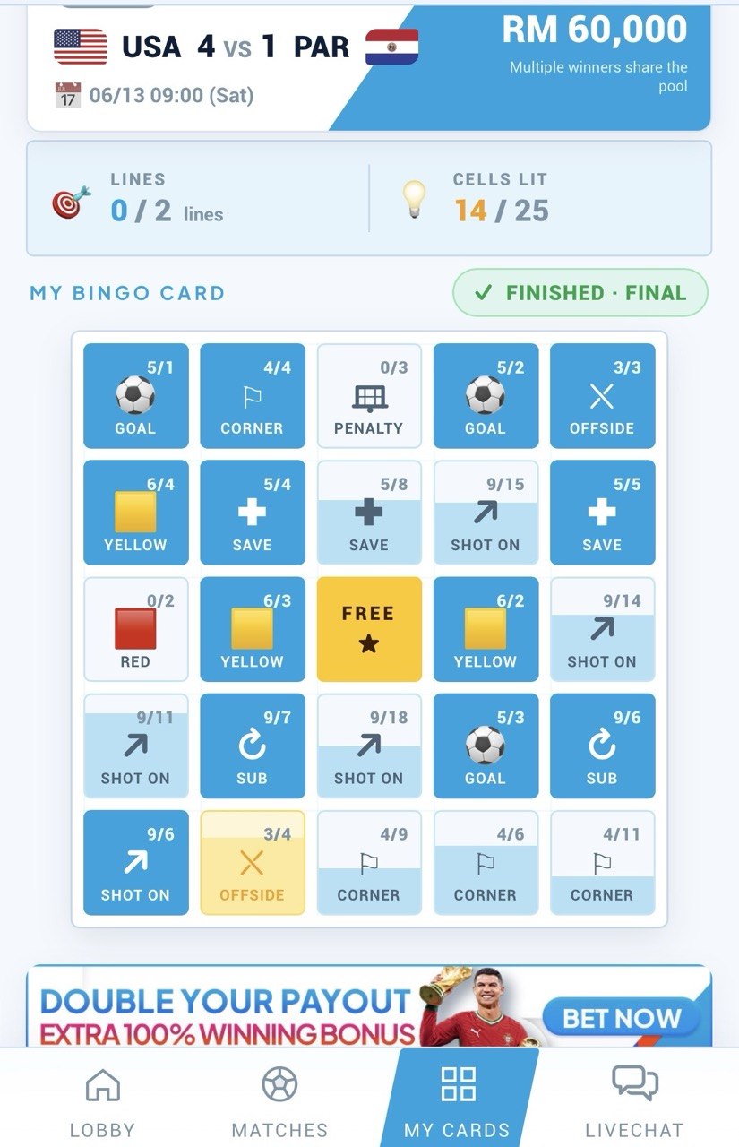 iBET Football Bingo Guide: How to Redeem Bingo Cards, Auto-Light Cells and Win the Prize Pool with 2 Lines